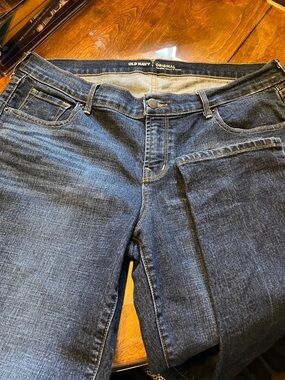 Old Navy Women's Skinny Mid-rise Jeans in Dark Blue Wash